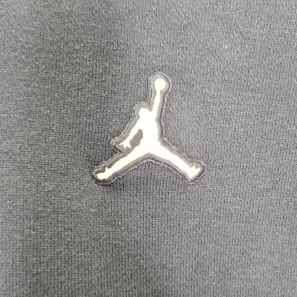 Nike Air‎ Jordan Jumpman Legacy Sweater Retro Hoodie Black Size Medium Stitched